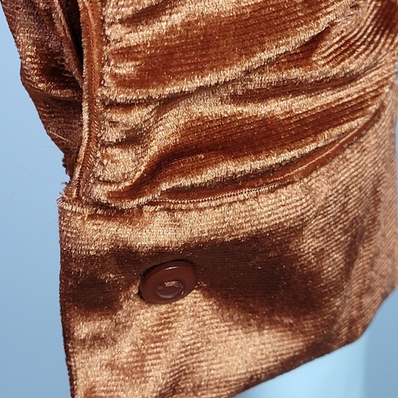 Ruched Long Sleeve Mini Shirt Dress - Picture 12 of 14